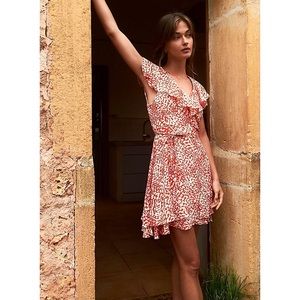 Free People French Quarter Wrap Mini Dress